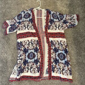 Maurice’s Floral Bohemian Kimono Cardigan